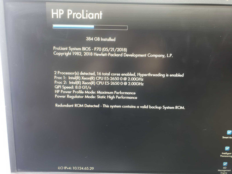 HP Proliant DL380p G8, 2x Xeon E5-2650 2.0GHz, 393GB RAM, 2x PSU, P420i *READ* )