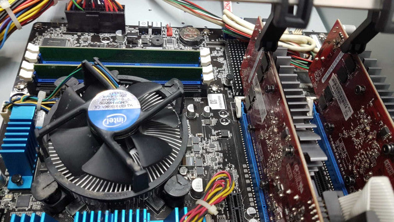 custom PC Intel desktop board i5-2500 @ 3.30ghz / 4gb ram  #