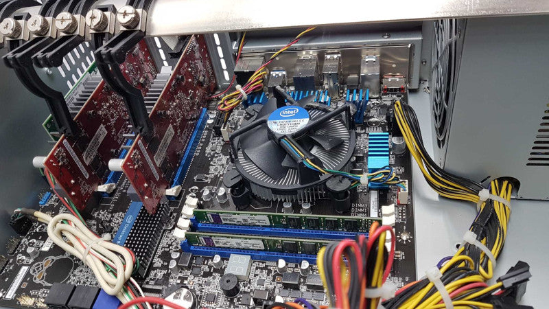 custom PC Intel desktop board i5-2500 @ 3.30ghz / 4gb ram  #