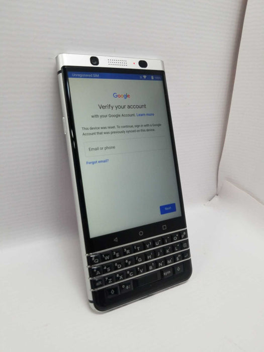 Blackberry Keyone 32gb - Silver LTE Qwerty BBB100-1, AS-IS READ*, QTY ~