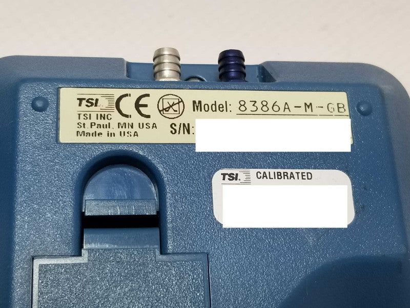 TSI Model 8386A VelociCalc Plus Air Velocity Meter Kit, Powers on, AS-IS _
