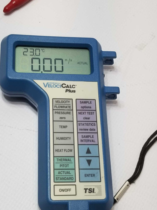 TSI Model 8386A VelociCalc Plus Air Velocity Meter Kit, Powers on, AS-IS _