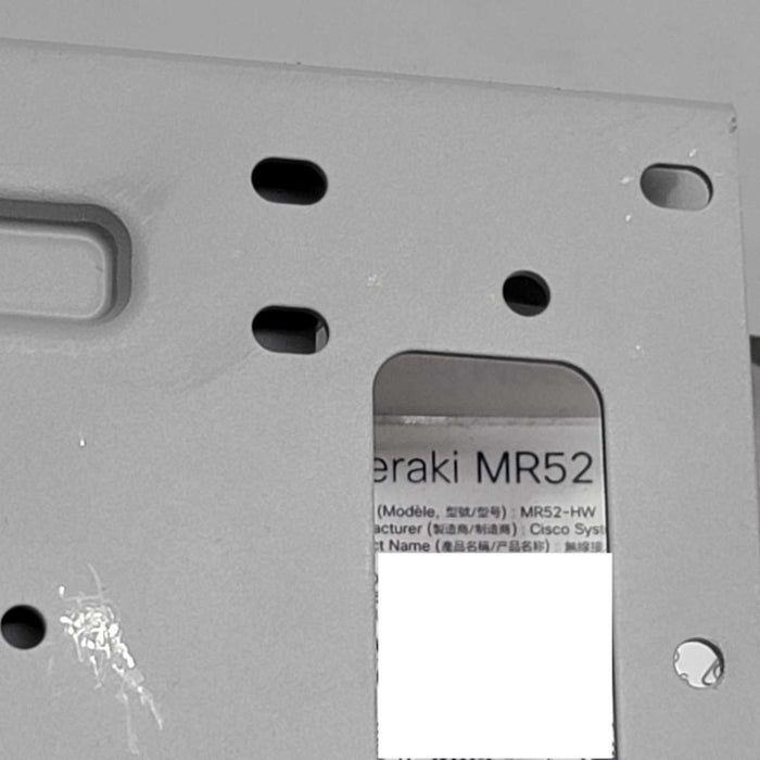 Cisco Meraki MR52-HW Cloud Managed Access Point w/ MK UNCLAIMED =