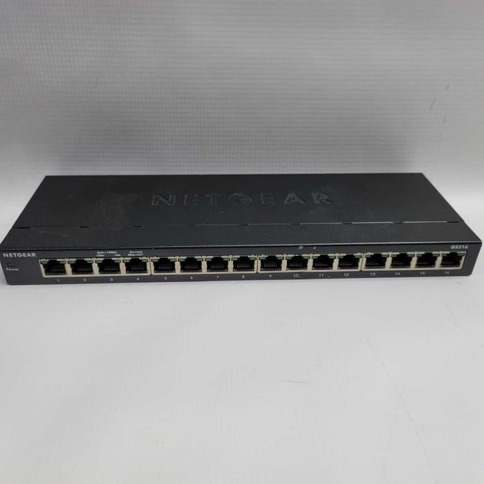 Netgear GS316 16-Port Gigabit Ethernet Unmanaged Switch 10/100/1000 =