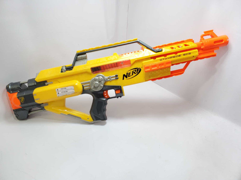 NERF Stampede ECS N-Strike FULLY Automatic Blaster +