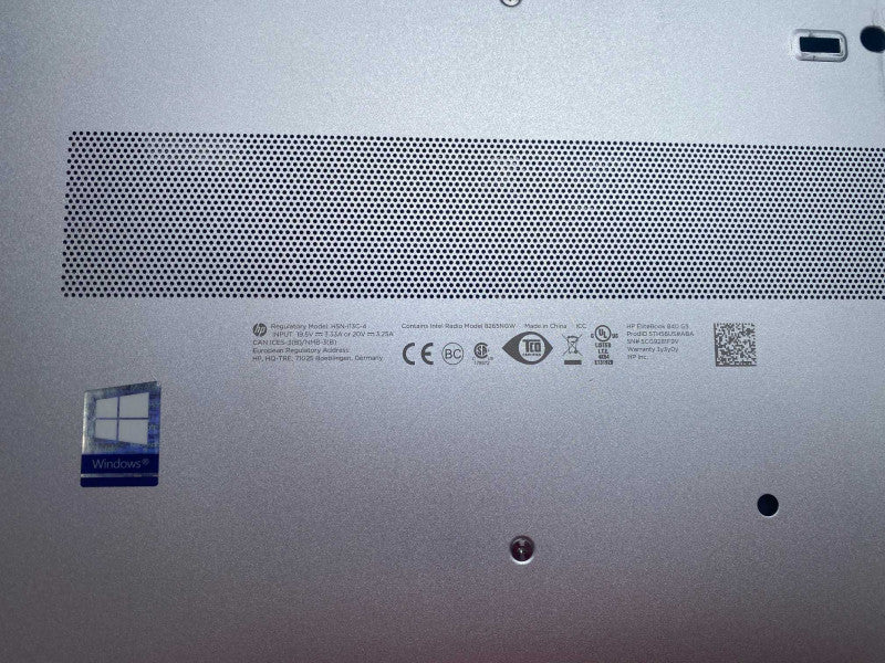 HP Elite Book 840 G5 with i5-8350U CPU 8GB RAM & 256GB SSD Storage  -