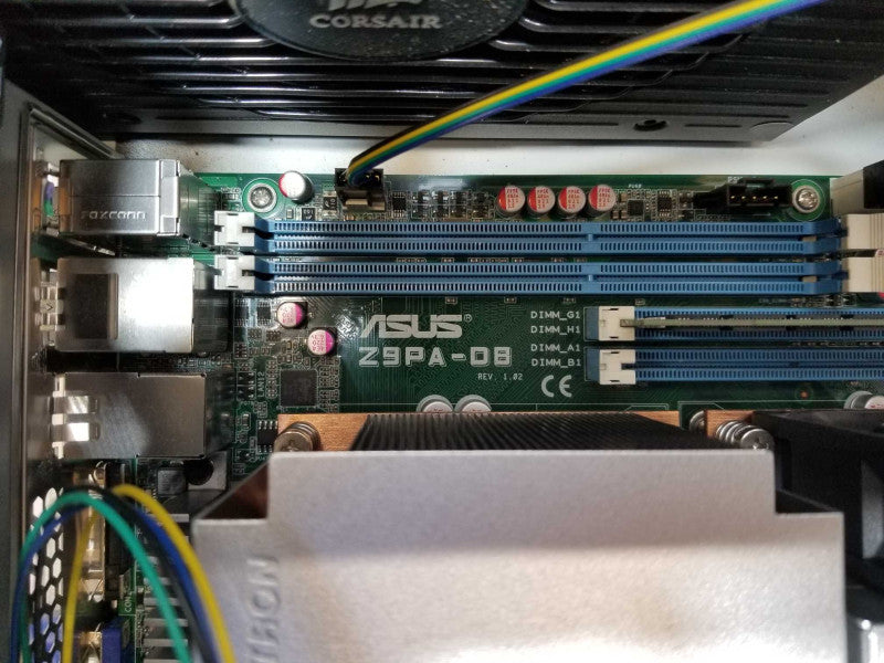 Custom Asus WS, 2x Xeon E5-2620v2 2.1GHz, 32GB RAM, 850W PSU, 6x 3.5\\" Caddies _