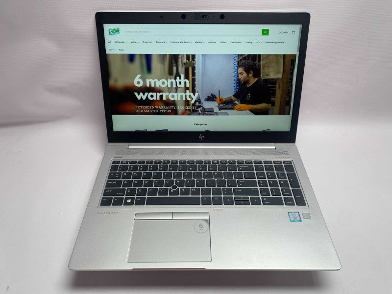 HP EliteBook 850 G5 with i7-8650U CPU 8GB RAM 256GB SSD Storage  -