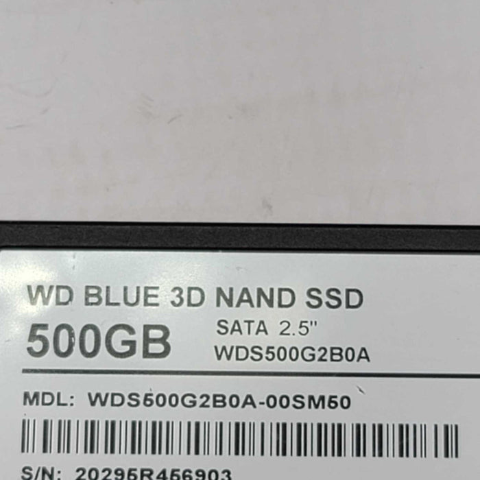 Western Digital WD Blue 500GB 3D NAND 2.5\\" SATA III 6GB/s SSD WDS500G2B0A =
