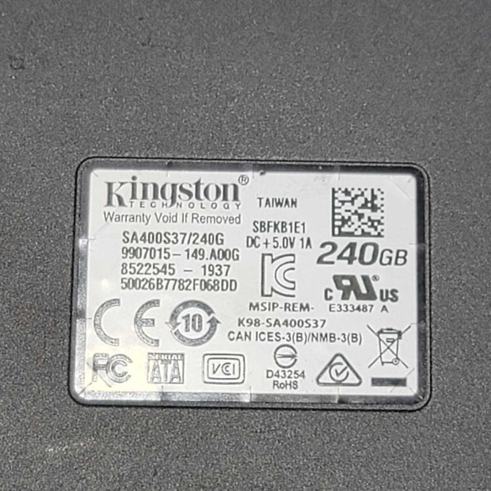Kingston 240GB A400 SSD 2.5\\'\\' SATA 7MM 2.5-Inch SA400S37/240G =