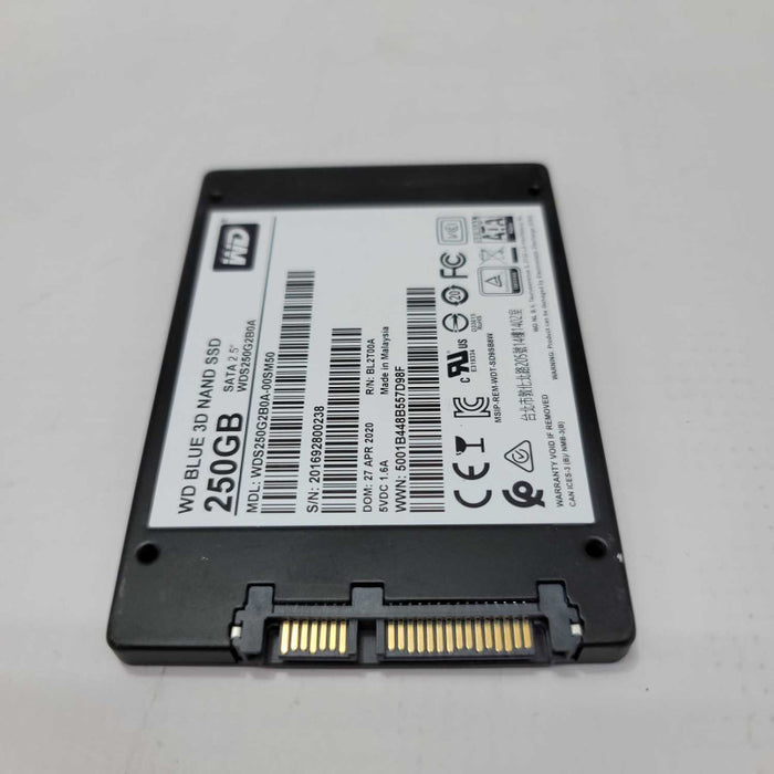 Western Digital WD Blue 3D NAND 250GB SSD SATA III 6Gb/s 2.5â SSD WDS250G2B0A =