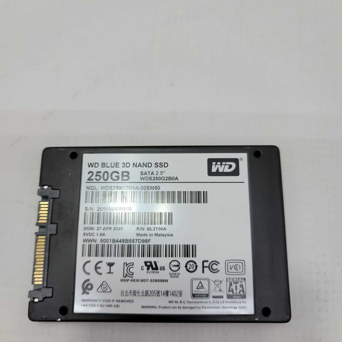 Western Digital WD Blue 3D NAND 250GB SSD SATA III 6Gb/s 2.5â SSD WDS250G2B0A =