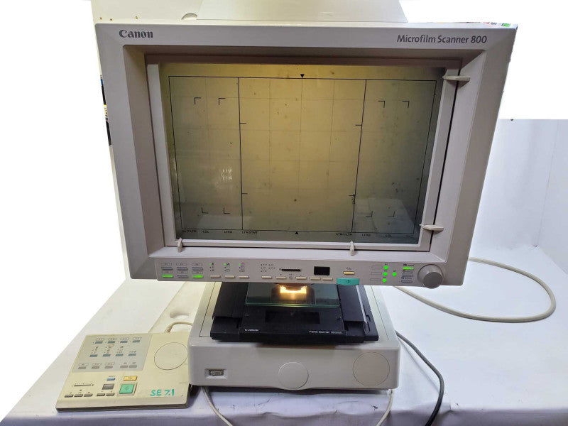 CANON MICROFILM SCANNER 800 M31021 LARGE FORMAT +