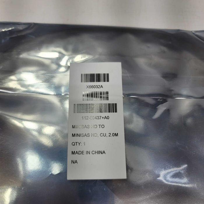 NetApp X66032A 112-00437+A0 Cable 12Gb Mini SAS to Mini SAS HD 2M =