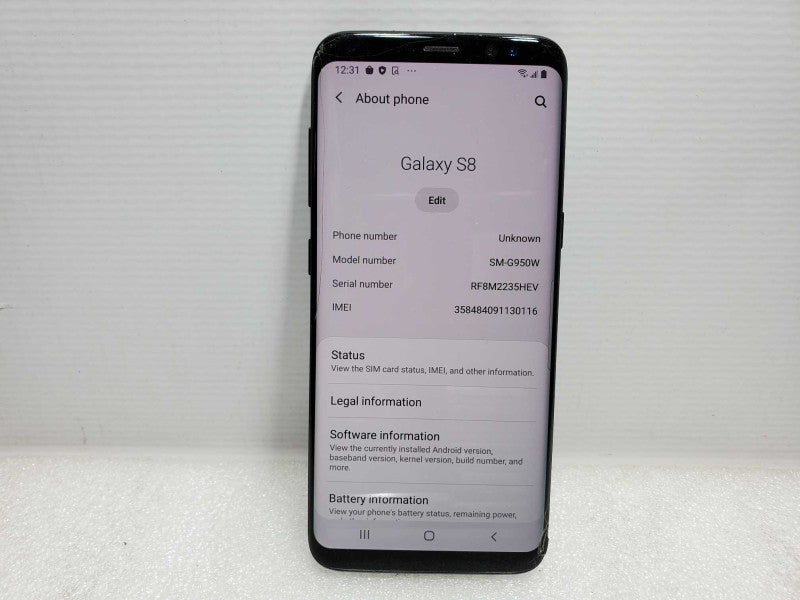 Samsung Galaxy S8 - 64 GB - Black [Unlocked - READ] (