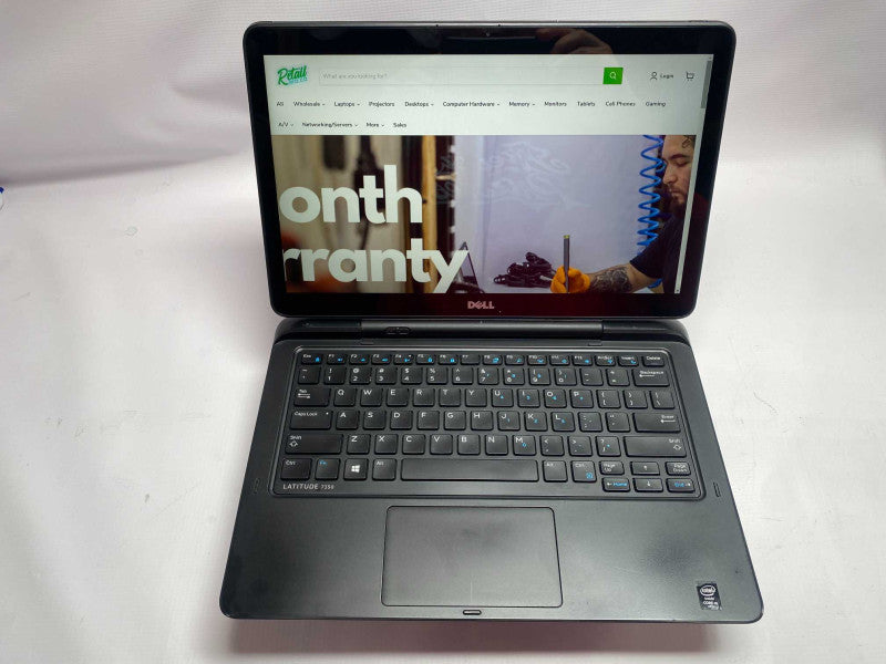 DELL Latitude 7350 Tablet Laptop with Intel M-5Y71 CPU 8GB RAM & 256GB SSD  -