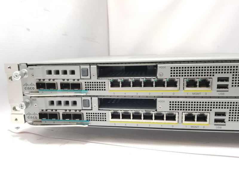 Cisco ASA 5585 Security 2-Slot Chassis w/ 2xASA 5585-X SFR SSP-60 2x PSU Read _