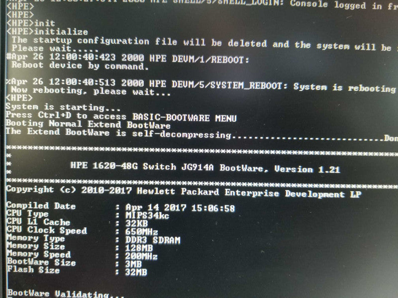 HPE JG914A OfficeConnect 1620-48G 48-Port Gigabit Ethernet Switch  _