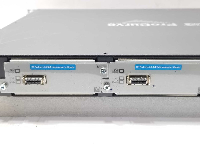 HP ProCurve 2910al-48G J9147A 48 Port Gig Switch w/ 2x 10-Gbe Interconnect Mod _