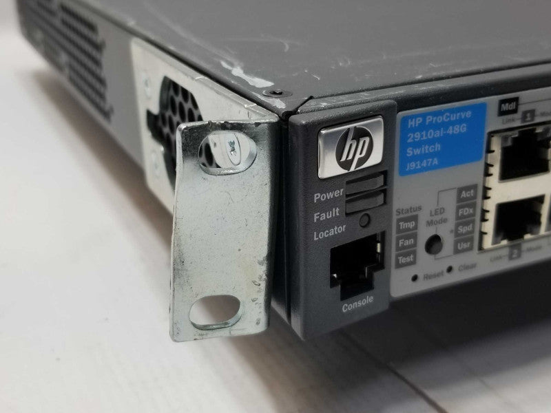 HP ProCurve 2910al-48G J9147A 48 Port Gig Switch w/ 2x 10-Gbe Interconnect Mod _