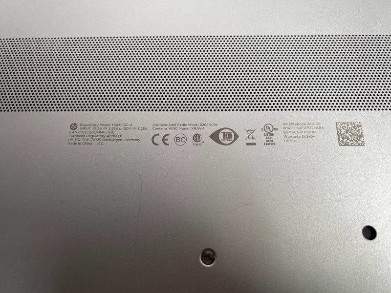 HP EliteBook 840 G5 with i5-8250U CPU 8GB RAM & 256GB SSD Storage  -