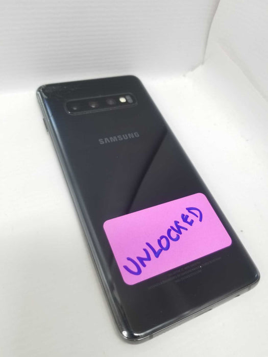 Samsung Galaxy S10 - 128 GB - Black Unlocked, READ* ~