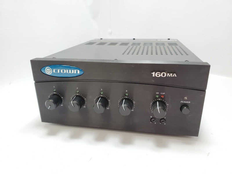 Crown Commercial/Restaurant 160MA 4 Input 60 Watt 70Volt/8 Ohm Mixer Amplifier +