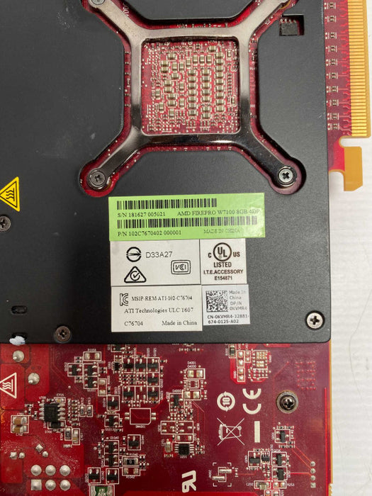 AMD FirePro W7100 8GB Graphics card with adaptor  -