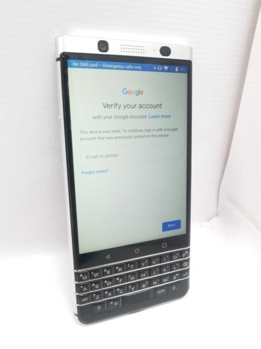 Blackberry Keyone 32gb - Silver LTE Qwerty BBB100-1, AS-IS READ**, QTY  ~