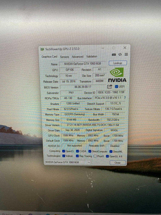 PNY NVIDIA GeForce GTX 1060 6GB GDDR5 Graphics Card -