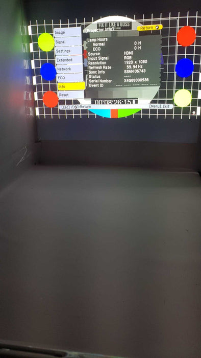 epson VS250 SVGA 3LCD Projector HDMI 0 lamp hours - READ #