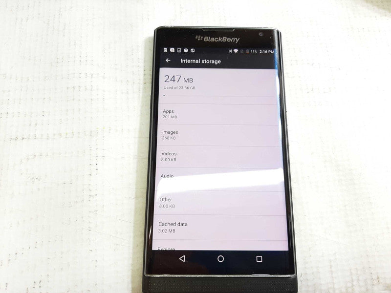Blackberry PRIV (STV100-3) Black 32GB Locked to Rogers $