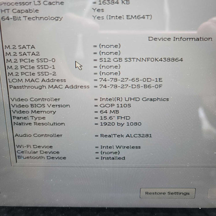 Dell Precision 7550 15.6\\" Laptop i7-10850H 32GB RAM 512GB SSD FHD Touch =