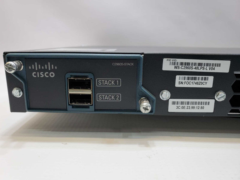 Cisco Catalyst 2960S [WS-C2960S-48LPS-L] 48x Gig PoE 4x SFP (