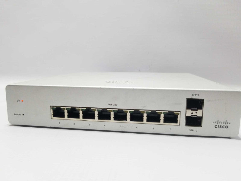 Cisco Meraki MS220-8P 8-Port Gigabit PoE Cloud Managed Switch - CLAIMED* AS-IS ~