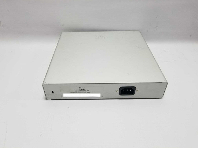 Cisco Meraki MS220-8P 8-Port Gigabit PoE Cloud Managed Switch - CLAIMED* AS-IS ~