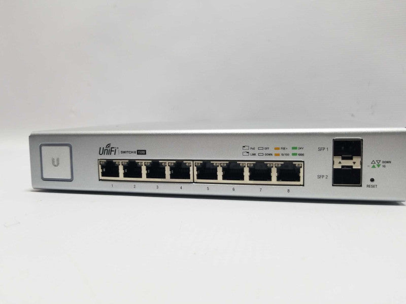 US-8-150W Ubiquiti Networks Unifi 8-Ports Gigabit PoE+ Managed Switch ~
