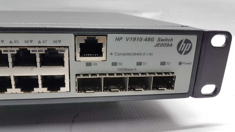 HP V1910-48G gigabit switch JE009A - factory reset #