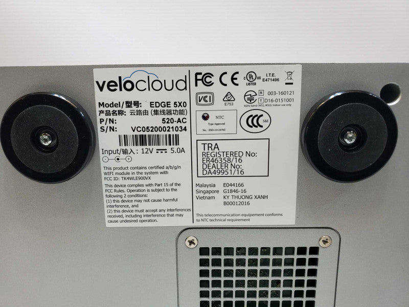 VeloCloud Edge 5X0 Edge 520-AC Personal Cloud Network Gateway (