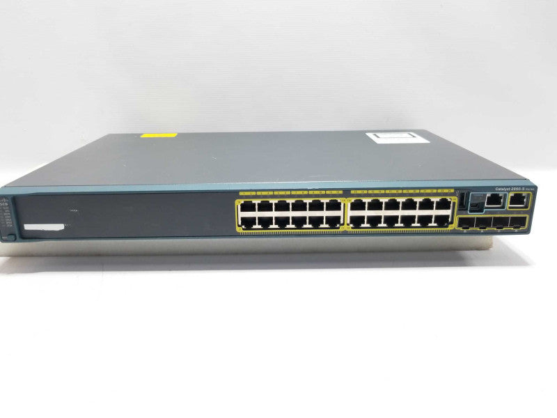 Cisco WS-C2960S-24TS-L 24 Port Managed Gigabit Switch, FCTY  RESET. ~