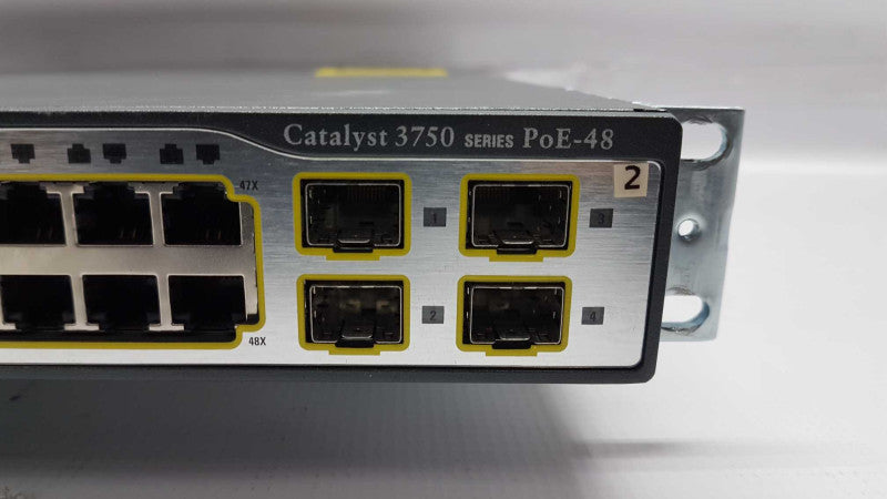 Cisco Catalyst 3750 series PoE-48 WS-C3750-48PS-S / FACT RESET #