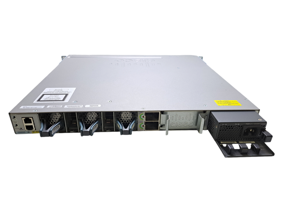 Cisco WS-C3850-48F-S | 48-Port Gigabit PoE+ Switch | 1x 1100W PSU