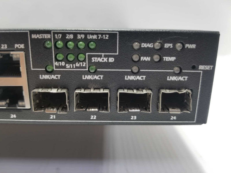 Dell PowerConnect 6224P 24-Port PoE Managed Gigabit Networking Switch ~