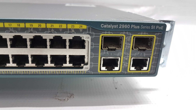 Cisco Catalyst 2960+ Series SI PoE WS-C2960+24PC-S - READ - Fact reset #