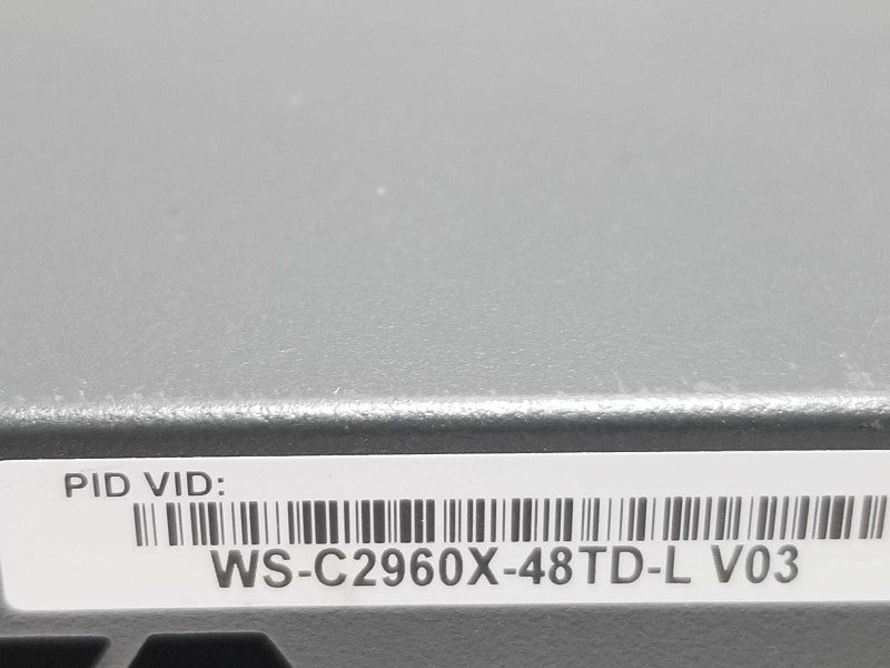 Cisco Catalyst WS-C2960X-48TD-L 48 GigE 2 x 10G SFP+ LAN Switch ~