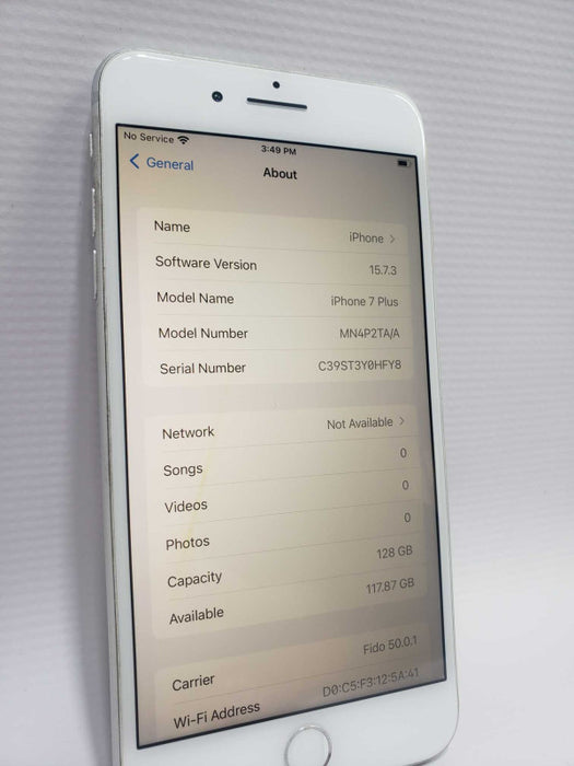 Apple iPhone 7 Plus 128 GB Unlocked *READ NOTE* )