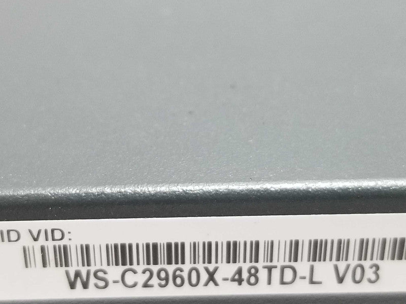 Cisco Catalyst WS-C2960X-48TD-L 48 GigE 2 x 10G SFP+ LAN Switch, AS-IS ~