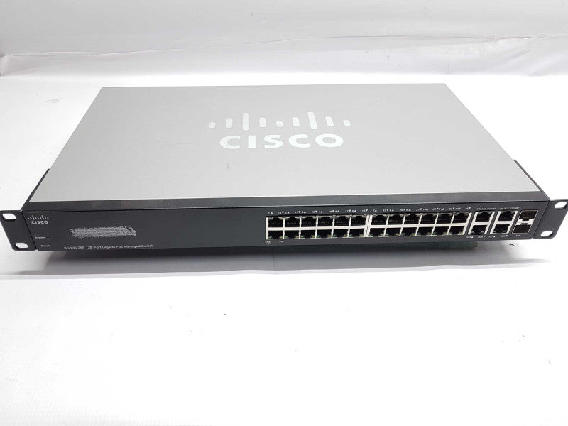 Cisco SG300-28P 28x port gigabit PoE Managed Switch - Reset  #