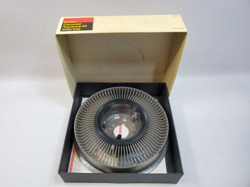 Kodak Carousel 760H Slide Projector + Lens + Slide Tray + Portable Case [Working] (