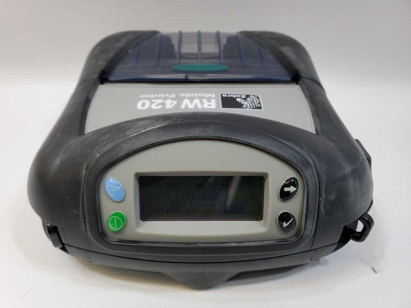 Zebra RW420 Mobile Portable Thermal Label Printer ZBR4 Bluetooth (